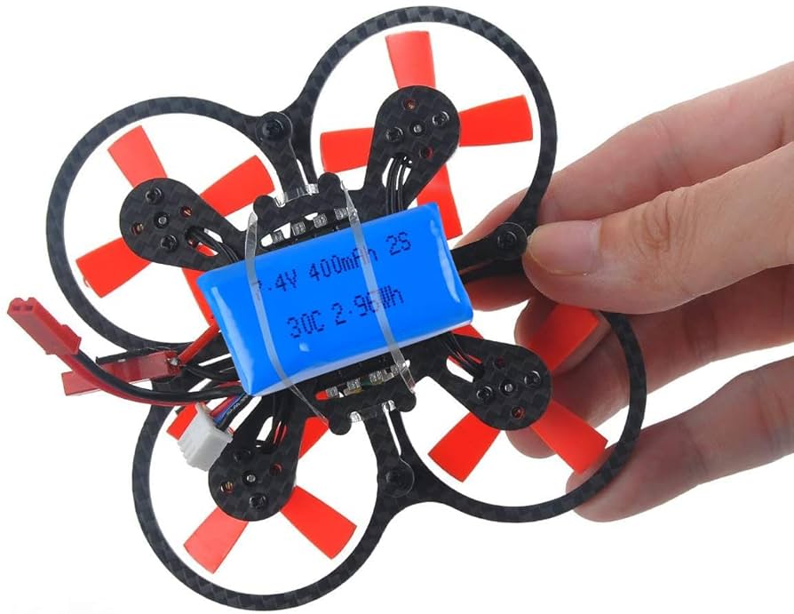 Amazon.com: Crazepony 400mAh 2S 7.4V 30C LiPo Battery Pack